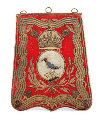 A sabretache for a magnate groom of Hunyad County, - Imperial Court Memorabilia and Historical Objects