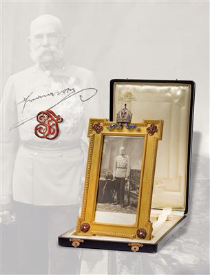 Emperor Francis Joseph I of Austria - a presentation portrait, - Imperial Court Memorabilia and Historical Objects