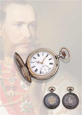 Kaiser Franz Joseph I. von Österreich - Geschenkuhr, - Kaiserhaus und Historika