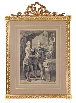 Emperor Joseph II with Emperor Leopold II, - Imperial Court Memorabilia and Historical Objects