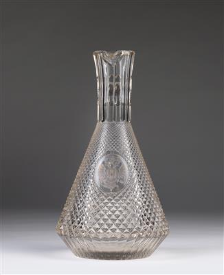 Imperial Austrian Court - a large carafe, - Rekvizity z císařského dvora