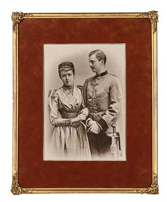 Archduke Franz Salvator and Archduchess Marie Valerie, - Imperial Court Memorabilia and Historical Objects