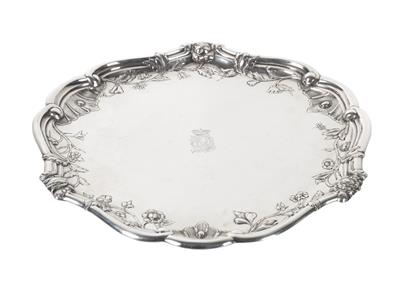 Prince Heinrich VII Reuss zu Köstritz - a tray from Vienna, - Casa Imperiale e oggetti d'epoca