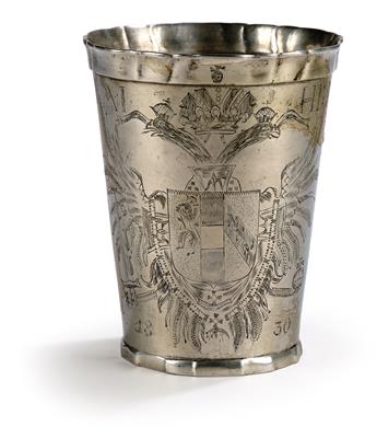 Emperor Francis I - a foot-washing beaker 1830, - Imperial Court Memorabilia and Historical Objects