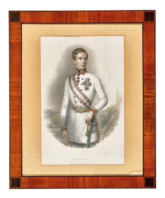 Emperor Francis Joseph I of Austria, - Imperial Court Memorabilia and Historical Objects