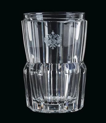 Imperial Austrian Court - a beer glass from the “Prismenschliffservice”, - Casa Imperiale e oggetti d'epoca