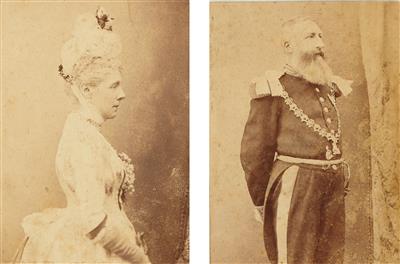 King Leopold II of Belgium and Queen Marie, - Rekvizity z císařského dvora