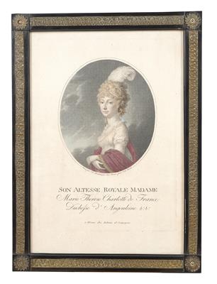 "Madame Royale" (Marie Therese Charlotte of Bourbon) - Rekvizity z císařského dvora