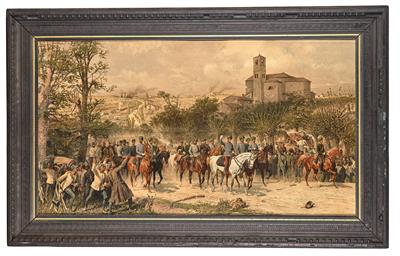 Field Marshal Archduke Albert after the Battle of Custoza, - Imperial Court Memorabilia and Historical Objects