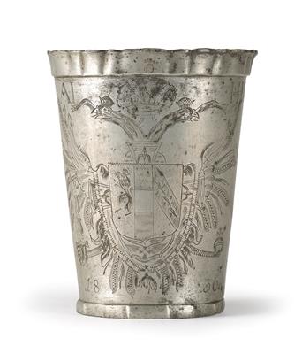 Emperor Francis I of Austria - foot-washing beaker 1836, - Imperial Court Memorabilia and Historical Objects