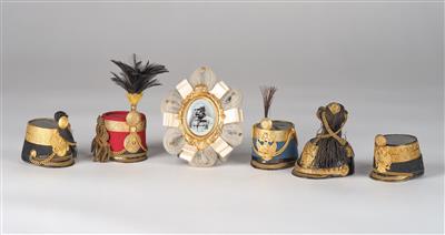 Imperial Austrian Court - 5 sweet boxes, - Imperial Court Memorabilia and Historical Objects
