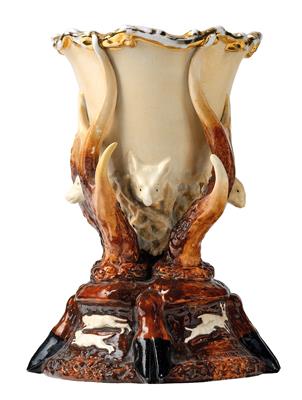 Imperial Austrian court – a vase from the antler service of the imperial hunting lodges, - Casa Imperiale e oggetti d'epoca