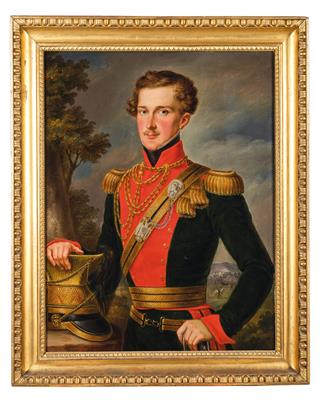 Portrait of a senior officer of the Imperial and Royal Uhlan Regiment No. 1, - Imperial Court Memorabilia and Historical Objects
