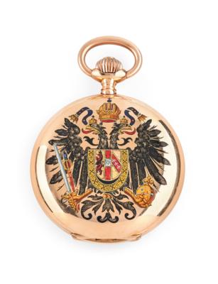 Emperor Francis Joseph I of Austria - a gift pocket watch, - Rekvizity z císařského dvora