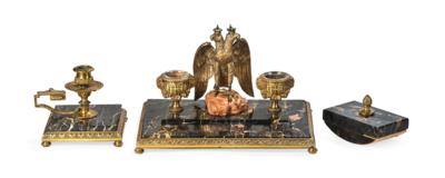 Writing set from the estate of an officer of the Imperial and Royal Arcieren Life Guard, - Rekvizity z císařského dvora
