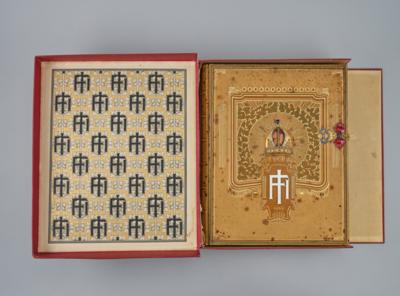 "Viribus Unitis" – the emperor’s book, - Imperial Court Memorabilia & Historical Objects