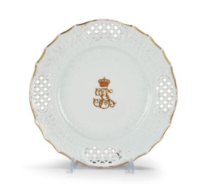 Archduke Joseph Ferdinand - plate from a table service, - Imperial Court Memorabilia & Historical Objects