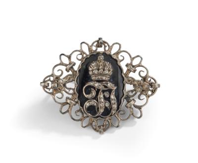 Emperor Francis Joseph I - gift brooch, - Imperial Court Memorabilia & Historical Objects