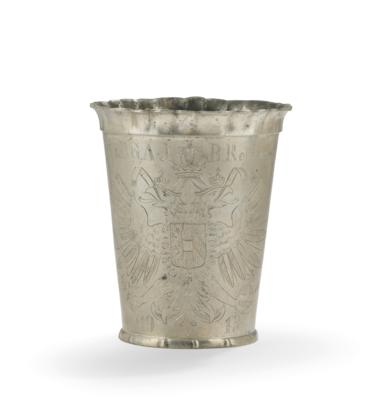 Emperor Francis Joseph I of Austria – a foot-washing beaker 1913, - Rekvizity z císařského dvora