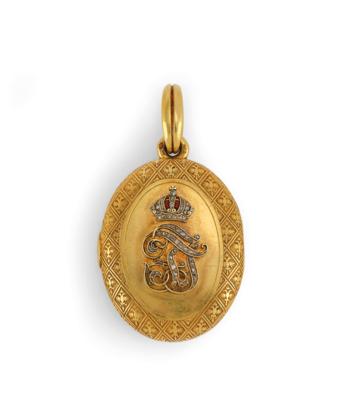 Emperor Francis Joseph I of Austria - gift medallion, - Casa Imperiale e oggetti d'epoca