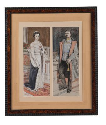 Emperor Karl I. and Empress Zita of Austria, - Rekvizity z císařského dvora