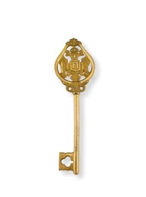 Imperial Austrian Court - a chamberlain’s key, - Casa Imperiale e oggetti d'epoca
