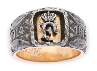 Field Marshal Archduke Frederick - a gift ring 1916, - Rekvizity z císařského dvora