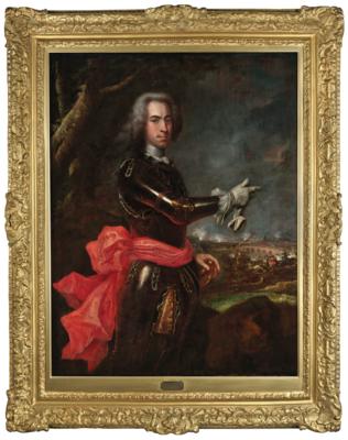 Johann Salomon Wahl (Chemnitz 1689 - 1765 Copenhagen) - Prince Eugene of Savoy (1663-1736), - Rekvizity z císařského dvora