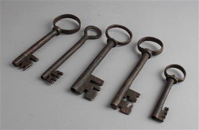 5 Schlüssel, - Starožitnosti