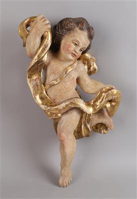 Putto, - Folk Art, Sculptures and Faience
