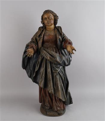 Weibliche Heilige, - Lidové umění, sochy a fajáns