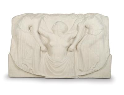 Nach dem antiken Relief der Geburt der Aphrodite des Ludovisischen Throns, - Volkskunst, Skulpturen, Fayencen und Weihnachtskrippen