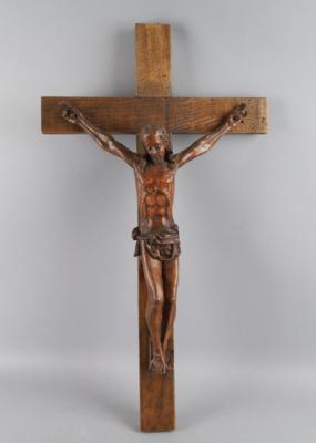 Kruzifix, - Volkskunst, Skulpturen und Fayencen