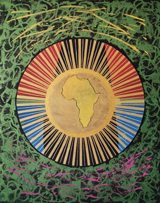 Peter Atanasov, The Eye of Africa,1993 - Artists for Children Charity-Kunstauktion