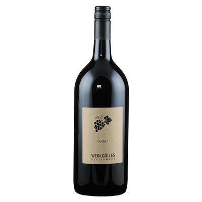 Cuvée1 aus Blauer Zweigelt, St. Laurent, Merlot Vulkanland Steiermark 2015 1,5L - Benefiz WEINauktion zugunsten der Krebshilfe Steiermark