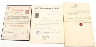 A collection of Certificates of Albert Rueprecht - Historické v?decké p?ístroje a globusy