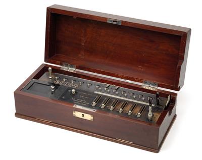 A Bunzel Delton mechanical Calculator - Historické v?decké p?ístroje a globusy