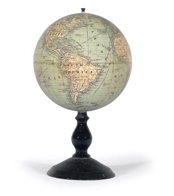 A rare c. 1850 Johann Peter Salziger Nuremberg terrestrial Globe - Antique Scientific Instruments and Globes