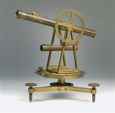 Seltener Theodolit von Hektor Rössler (1779-1863) - Historische wissenschaftliche Instrumente, Modelle und Globen