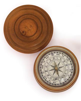 Büchsensonnenuhr, 19. Jh. - Historische wissenschaftliche Instrumente, Modelle und Globen