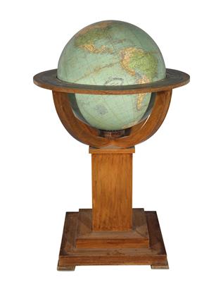 Großer Erdglobus um 1940 aus dem Besitz von Robert Haardt (1884 - 1962) - Historische wissenschaftliche Instrumente, Modelle und Globen