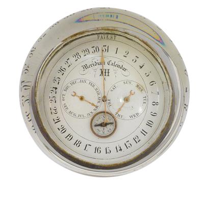 A c. 1900 Patent “Meridian Calendar” - Historické vědecké přístroje a globusy