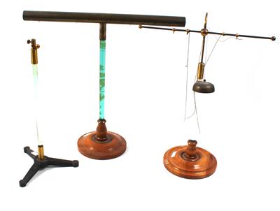Drei elektrische Entladestative - Historische wissenschaftliche Instrumente, Modelle und Globen