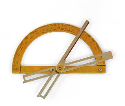 A Carangeot type contact Goniometer by Carl Desaga - Antique Scientific Instruments and Globes