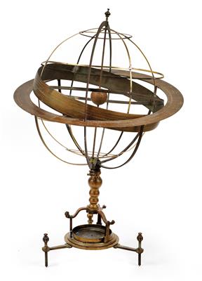 An Armillary Sphere - Historické vědecké přístroje a globusy, fotoaparáty