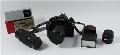 Canon F-1 Olympiade LA 1984 Ausrüstung - Historické vědecké přístroje a globusy, fotoaparáty