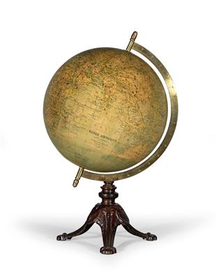 A c. 1890 Emile Bertaux Terrestrial Globe - Antique Scientific Instruments and Globes, Cameras