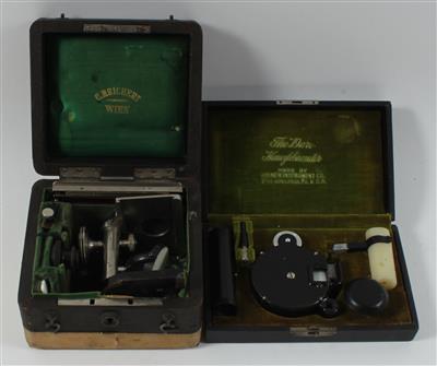A Fleischl-Marxow Haemometer and “The Dare Hemoglobinometer” - Strumenti scientifici e globi d'epoca, macchine fotografiche