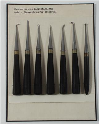 Seven 19th century dental instruments - Strumenti scientifici e globi d'epoca, macchine fotografiche