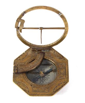 Äquatoriale Reisesonnenuhr von Lorenz Grassl - Historische wissenschaftliche Instrumente und Globen - Klassische Fotoapparate und Zubehör